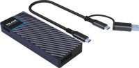 Aluminium NVMe M.2 SSD to USB4.0 Enclosure, USB-C/USB-A to USB-C Cable,