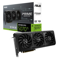 Asus PRIME-RTX5070TI-O16G, Nvidia GeForce RTX 5070, 16GB DDR7, Core Clock: 2482MHz, Cuda Core: 8960, 1xHDMI, 3xDP, PSU: 750W, PCIe5.0, 3 Year Warranty