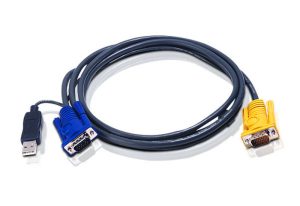 Aten 2L-5202UP, 1.8m USB KVM Cable to suit CS7xE, ACS12xxA, CL10xx