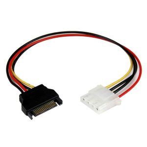 Startech LP4SATAFM12, 12in SATA to Molex LP4 Power Cable Adapter F/M - SATA to LP4 Power Adapter - SATA Female to Molex Male Power Cable