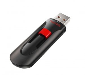 SanDisk SDCZ60-032G-B35, 32GB, Cruzer Glide USB Flash Drive, CZ60, USB2.0, Black