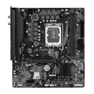Gigabyte H610M D3H WIFI DDR4 1.0, Micro-ATX, Intel LGA 1700, 2x DDR4, 2x M.2, 4x SATA3, 1x PCIe, 2x USB-A 3.2, 1x HDMI, 1GbE LAN, WIFI 5, BT 5.1, Smart Fan 6, Anti-Sulfur Resistors Design