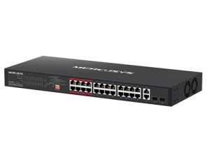 *Sale till 31-Mar* TP-Link MS126CP, 24-Port PoE+ rackmount switch with 2 Gigabit uplinks, 295W total power, 250m Extend Mode, Isolation & Priority modes, and PoE Auto Recovery