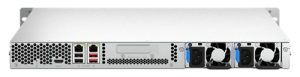 QNAP TS-464U-RP-8G, 1U 4 Bay NAS, Intel Celeron N5105 / N5095, 8GB RAM, 3.5" SATA (0/4), Dual 2.5GbE, PCIe Gen3 x2, 2x USB-A 10Gbps, 2x USB 2.0, HDMI 1.4b, 2x 250W PSU