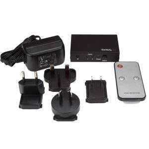 StarTech VS221HD20, 2-Port HDMI Switch,Switch between two HDMI video sources on a single display, with support for Ultra HD resolutions