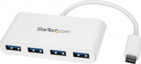 4 Port USB C Hub with 4x USB-A Ports (USB 3.0 SuperSpeed 5Gbps), USB Bus Powered, Portable/Laptop USB-C to USB-A Adapter Hub