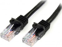 10m Black Cat5e Patch Cable with Snagless RJ45 Connectors