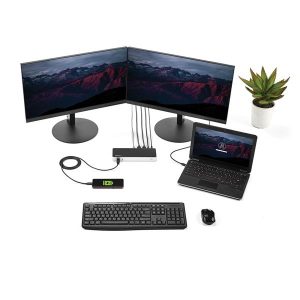 Startech Dual Monitor Usb C Dock - For Windows Laptops - 4K Mst - With 60W Power Delivery (Usb Pd) - Laptop Docking Station Mst30C2Hhpd