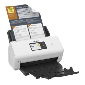Brother ADS-3350W, Desktop Document Scanner, Speed: 40ppm, Clour, Monochrome, Duplex, ADF (Automatic Document Feeder) Up to 60 sheets (Paper: 20 lb (80 g/m²) A4/Letter size), Ethernet/Wireless/USB