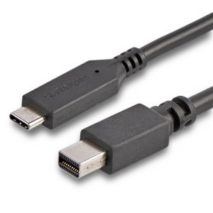 1.8m, USB-C to Mini DisplayPort Cable, 4K, 60Hz, Black