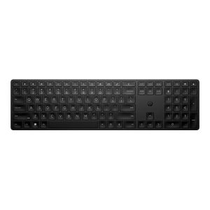 Hewlett Packard 4R177AA, 455 Programmable Wireless Keyboard, USB, Adjustable Legs, Black