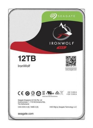 Seagate ST12000VN0008, IronWolf, 12TB, 3.5", SATA 6Gb/s, 7200RPM, 256MB Cache