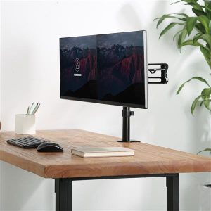 StarTech ARMDUAL3, Desk Mount Dual Monitor Arm, Desk Clamp VESA Compatible Monitor Mount, up to 32 inch Displays, Height, Tilt, Swivel