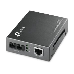 TP-LINK MC210CS, 1000M RJ45 to 1000M Single-mode SC Fiber Converter, Full-duplex up to 15Km,