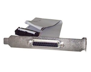 16in DB25 Parallel Female to IDC 26 Pin Header Slot Plate - Add an extra parallel port to the back of your PC from your motherboard