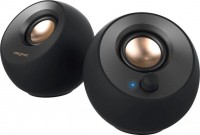 Pebble V2 Powered Speaker, Aux-in, USB-C, Black,