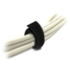 8ware 8WD-VELCT-25M, 25m Hook & Loop Continuous Double Sided Roll:12mm Wide in Black