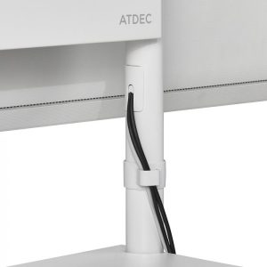 Atdec AD-TVC-70R-W, TV Cart With Rotation, Supports Upto 70", VESA, White