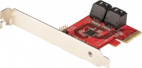 Startech 4P6G-PCIE-SATA-CARD, 4 Port PCIe SATA Expansion Card, PCIe3.0