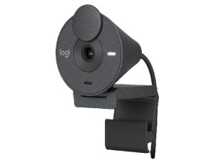 Logitech 960-001472, BRIO 305 Business Webcam, FHD, noise-reducing mic, USB-C, Black, 3 Year Warranty