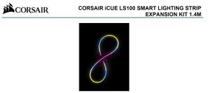 Corsair CD-9010005-WW, iCUE LS100 Smart Lighting Strip Expansion Kit