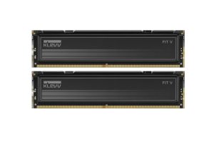 *Limits Apply, Contact your AM* Klevv KD5AGU880-60A300L, Fit V, UDIMM, DDR5 32GB(2x16GB), 6000MHz, CL30, 1.35V, Black, Limited Lifetime Warranty