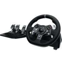 G920 Driving Force Racing Wheel, Works With Xbox and PC, Dual Motor, Helical Gearing, Easy Acess Game Control, USb 2.0, Rotation: 900 degrees lock-to-lock
