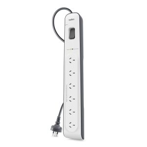 Belkin BSV603AU2M, 6 Outlet Surge Protector with 2M Cord,