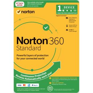 Norton 21432849, 360 Standard Empower, 10GB AU - 1 User/ 1 Device - OEM,