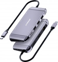 Elite X11 Dual Display 9-in-1 USB-C Docking Station, 100W, 1xUSB-C, 3xUSB3.0, 2xHDMI, 1xRJ-45, 1xSD Slot, 1xMicoSD Slot,