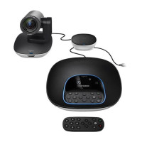 Group Video Conferncing System For Mid/Large-Sized Meeting Rooms, Includes: Camera, Speakerphone, Hub, Remote