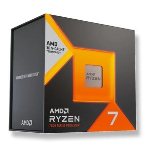 AMD 100-100002235WOF, AM5, Ryzen™ 7 7700X3D, Octa Core, Threads: 16, Base Speed: 4GHz, Turbo: 4.5GHz, 96MB Cache, TDP: 120W, 3 Year Warranty
