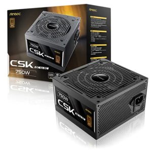 Antec CSK750 DC AU, DC, 750W, 80 Plus Bronze, Non Modular, Fan: 120mm, ATX, Black