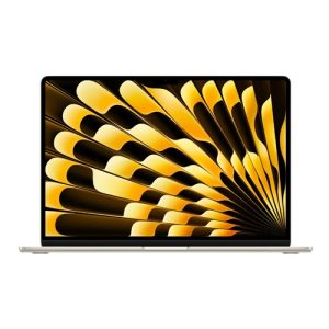 Apple MDVE4X/A, MacBook Air, 15.3" Liquid Retina Display, M5 Chip, 16GB RAM, 1TB SSD, Wi-Fi 7+Bluetooth, MacOS, Starlight
