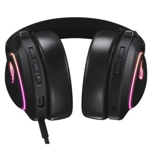 Asus ROG DELTA II, Delta II, Tri-Mode Wireless Gaming Headset with ROG SpeedNova 50 mm Titanium-Plated Diaphragm Drivers, Refined Wireless Sound Signature, 10 mm Super Wideband Boom Microphone