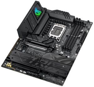 Asus ROG STRIX B860-F GAMING WIFI, STRIX B860-F GAMING WIFI, ATX, Intel Socket LGA1851, 4xDDR5, 4xM., 4xSATA 6Gb/s, RAID, 2xPCIe, 1xHDMI, 1xDP, 2.5Gb Ethernet Port, Wi-Fi 7+Bluetooth, 2xUSB-C, 7xUSB-A, 1xThunderbolt 4
