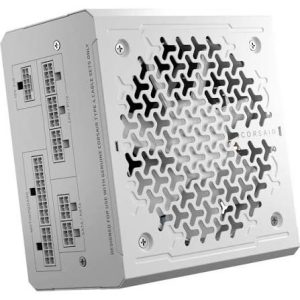 Corsair Series RM750e, CP-9020292-AU, 750W ATX Power Supply, 80 PLUS Gold, Cybenetics Gold, Fully Modular, 140 × 150 × 86 mm, 2 × EPS, 3 × PCIe, 6 × SATA, 2 × PATA, ATX 3.1, Modern Standby, 100,000 Hours MTBF, White, 7 Year Warranty